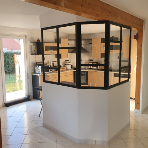 Exemple de calepinage et de pose de carrelage professionnelle par Créa'Habitat